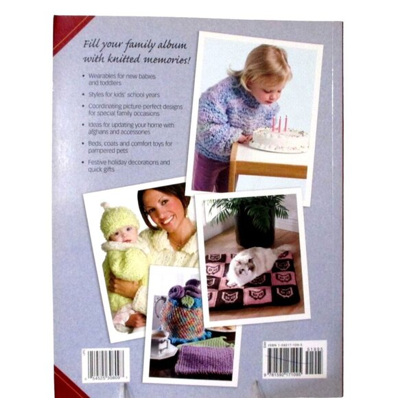 Family Album Of Knits - Knitting Pattern Book - Home Fashion Knit Projects - Picture 2 of 4